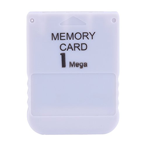 Tarjeta de Memoria de 1 MB, Accesorio de Ahorro de Memoria, Tarjeta de Memoria Compatible con PS2, para Playstation 1, un Juego de PS1