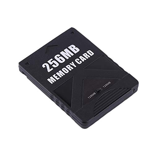 Tarjeta de Memoria para PS2, 8M-256M Juego de Tarjetas de Memoria de Alta Velocidad para Sony Playstation 2 PS2.Juegos Accesorios para Guardar Juegos e Informaciones.(256M)