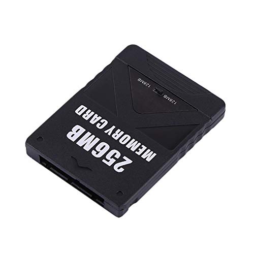 Tarjeta de Memoria para PS2, 8M-256M Juego de Tarjetas de Memoria de Alta Velocidad para Sony Playstation 2 PS2.Juegos Accesorios para Guardar Juegos e Informaciones.(256M)