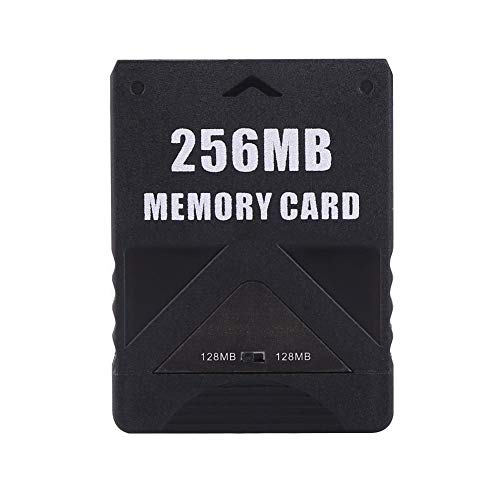 Tarjeta de Memoria para PS2, 8M-256M Juego de Tarjetas de Memoria de Alta Velocidad para Sony Playstation 2 PS2.Juegos Accesorios para Guardar Juegos e Informaciones.(256M)