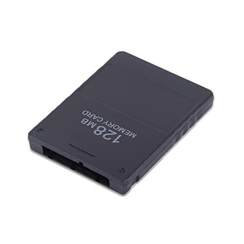 Tarjeta de Memoria para PS2, 8M-256M Juego de Tarjetas de Memoria de Alta Velocidad para Sony Playstation 2 PS2.Juegos Accesorios para Guardar Juegos e Informaciones.(128M)