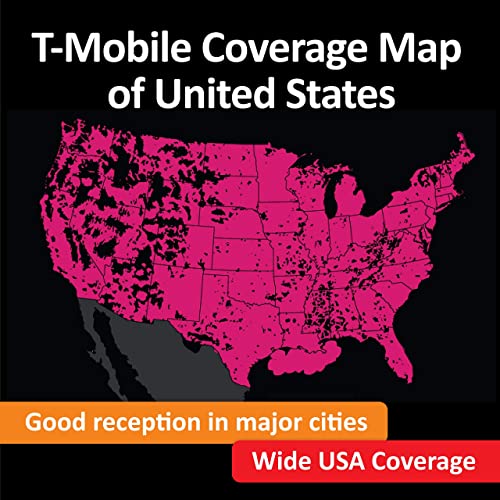 Tarjeta SIM de EE. UU. T-Mobile 21 días Tarjeta SIM prepaga ilimitada 4G datos de Internet, llamadas, textos Cobertura de red T-Mobile en Estados Unidos a nivel nacional