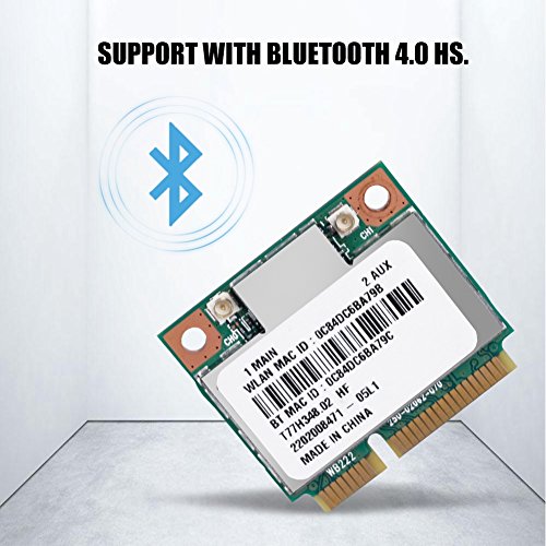 Tarjeta WiFi Red AR9462 AR5B22 Mini PCI-E 802.11N WiFi Tarjeta WLAN Tarjeta Inal¨¢mbrica Bluetooth 4.0 2.4 y 5 GHz