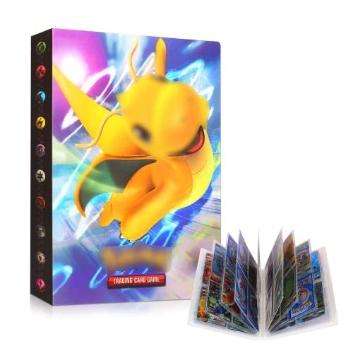 Tarjetas coleccionables, álbum de tarjetas, soporte para tarjetas, la mejor protección para coleccionistas de Pokémon, álbum de tarjetas GX EX, 30 páginas, puede contener hasta 240 tarjetas (kuailong)