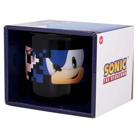 Taza de cerámica para niños en caja de regalo (Sonic)