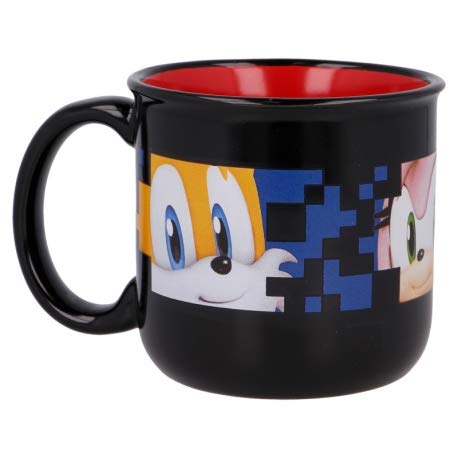 Taza de cerámica para niños en caja de regalo (Sonic)