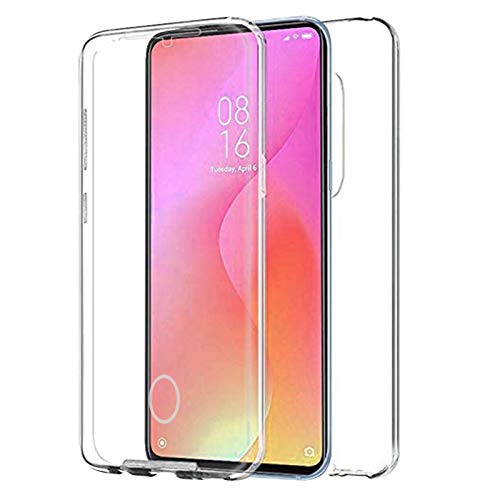 TBOC Funda para Xiaomi Redmi K20 - Redmi K20 Pro - Mi 9T - Mi 9T Pro [6.39"] Carcasa [Transparente] Completa [Silicona TPU] Doble Cara [360 Grados] Protección Integral Total Delantera Trasera Lateral