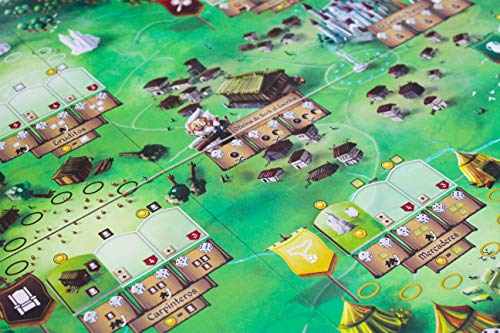TCG Factory RISE TO NOBILITY Juego de mesa en español para 1 a 6 jugadores. Eurogame de estrategia ambientado en un mundo de fantasía. Juego de tablero.