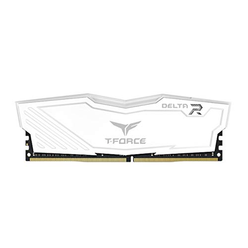 TEAMGROUP Team T-Force Delta RGB DDR4 - Memoria para Videojuegos, 2 x 16 GB, 3600 MHz, 288 Pines, DIMM, Color Blanco