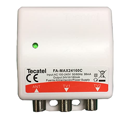 Tecatel FA-MAX24160 - Fuente de alimentación 24 V, Color Banco