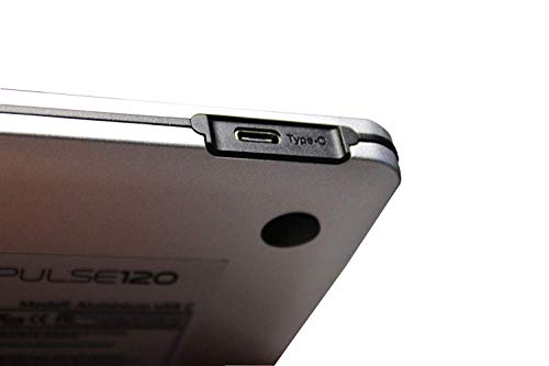 techPulse120 Grabadora externa USB 3.1 tipo C DVDRW CDRW de aluminio plateado grabadora Super drive unidad DVD CD Ultra Slim para ordenador portátil Ultrabook Windows 10 Mac OS Apple iMac MacBook