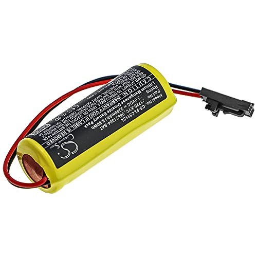 TECHTEK batería Compatible con [Allen Bradley] 1771-DMC1, 1771-DMC4, 1785-L11B, 1785-L16B, 1785-L20B, 1785-L20BK, 1785-L20C, 1785-L20C15, 1785-L20E, 1785-L26B, 1785-L30B, 1785-L36B, 1785-L40B, 1785-L