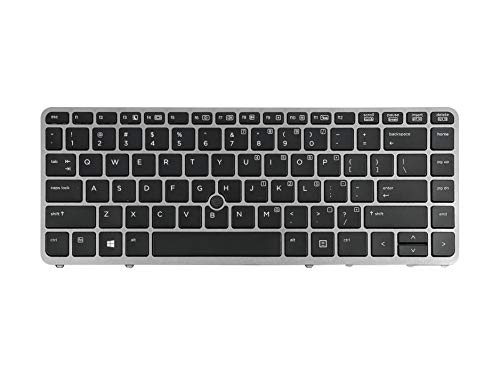 Teclado de respuesto US retroiluminado para HP 840 G1, 845 G1, 850 G1, 840 G2, 845 G2, 850 G2