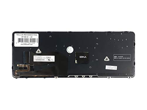 Teclado de respuesto US retroiluminado para HP 840 G1, 845 G1, 850 G1, 840 G2, 845 G2, 850 G2
