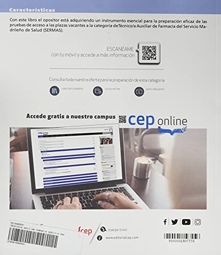 Tecnico auxiliar de farmacia sermas simulacros de examen