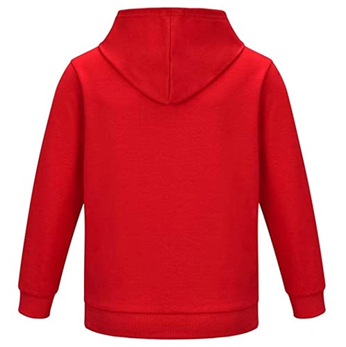 Teen Game Among Us Sudadera con capucha You Looking Sus Bro Play Fashion Kids Imposter Graphic Pullover Sudadera Niños Niñas, rosso, 9-10 Years