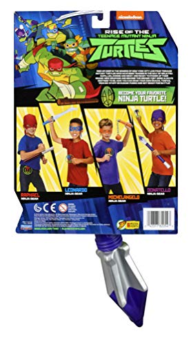 Teenage Mutant Ninja Turtles TUAB42 juego de rol - Juegos de rol (Superheroes, Estuche de juego, 4 año(s), Niño, Niño, Gris, Violeta)