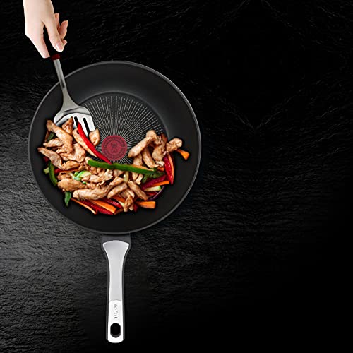 Tefal Unlimited On - Juego de 2 Sartenes: 2 Sartenes de 20/26 cm con revestimiento muy resistente, Thermo-Signal, Thermo-Fusion, forma profunda, todo tipo de cocinas, apto para horno, sin PFOA