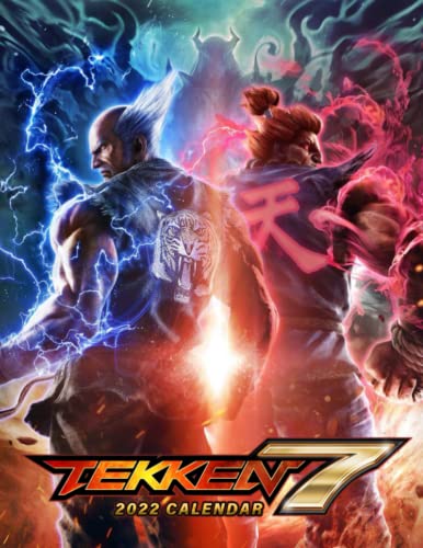 Tekken 7: OFFICIAL 2022 Calendar - Video Game calendar 2022 - Tekken 7 -18 monthly 2022-2023 Calendar - Planner Gifts for boys girls kids and all ... games Kalendar Calendario Calendrier)