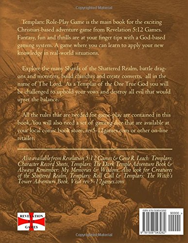 Templars Game Master Guide: The Christian Role-Play Game System: Volume 1 (Templars Role-Play Game)