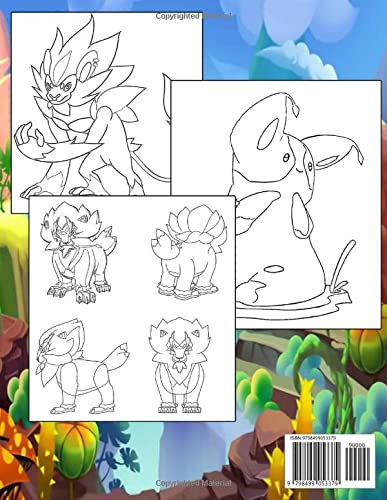 TemTem Gaming Characters Coloring Book: Super Gift For All Gamers - Great Coloring Book with High Quality Images