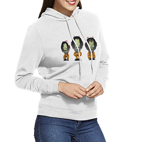 Tengyuntong Hombre Sudaderas con Capucha, Sudaderas, Kerbal Space Program Fashion Women's Hoodie Black