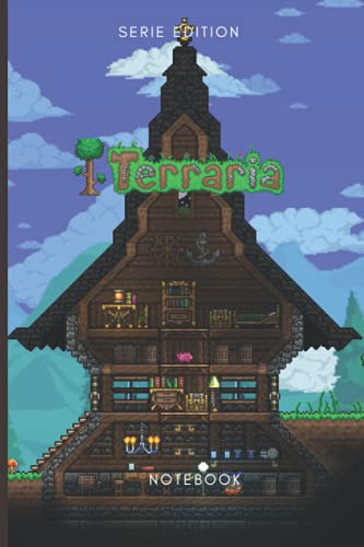 Terraria journal game edition NEW Version 4 composition book: 6 x 0.29 x 9 inches , Lined With More than 100 Pages,for Notes & tracker , Matte cover to throw in your bag and easily take it with you.