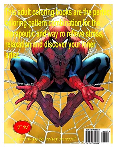 The Amazing Spiderman Coloring Book for Adult - Volume 1