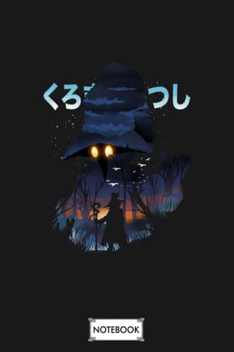 The Black Mage Ffvii Notebook: Lined College Ruled Paper,6x9 120 Pages,journal,matte Finish Cover,diary,planner