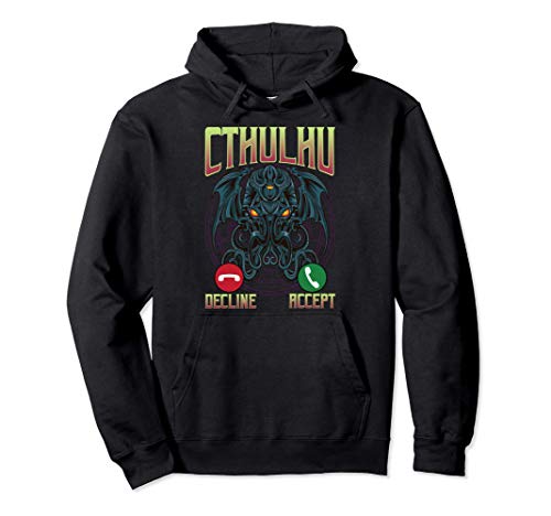 The Call Of Cthulhu Dark Occult Mythical Monster Pun Sudadera con Capucha