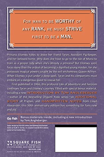 The Castle of Llyr: The Chronicles of Prydain, Book 3 (50th Anniversary Edition)