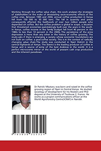 THE COFFEE CRISIS: Old interests,new interests and illusions of development