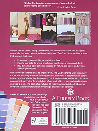 The Colour Scheme Bible: Inspirational Palettes for Designing Home Interiors