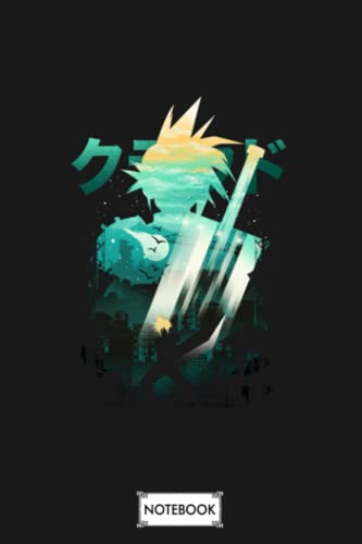 The Ex Soldier Final Fantasy 7 Notebook: Lined College Ruled Paper,6x9 120 Pages,journal,matte Finish Cover,diary,planner