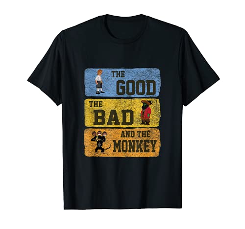 The Good The Bad and The Monkey Vintage Island Camiseta