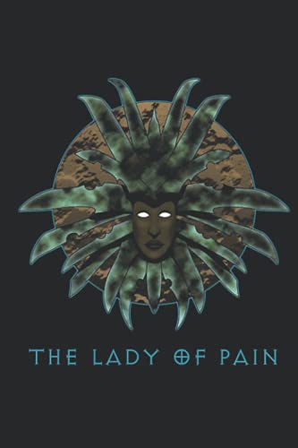 The Lady Of Pain Notebook: Ps Torment - 110 Pages, In Lines, 6 x 9 Inches