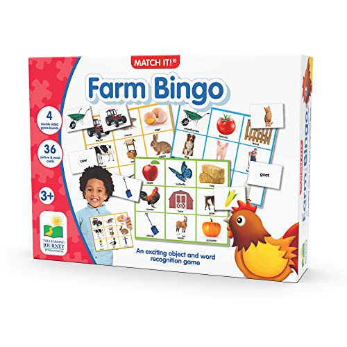 The Learning Journey Match It! Bingo, Farm