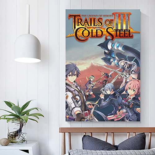 The Legend of Heroes Trails of Cold Steel III - Póster decorativo para pared (20 x 30 cm)