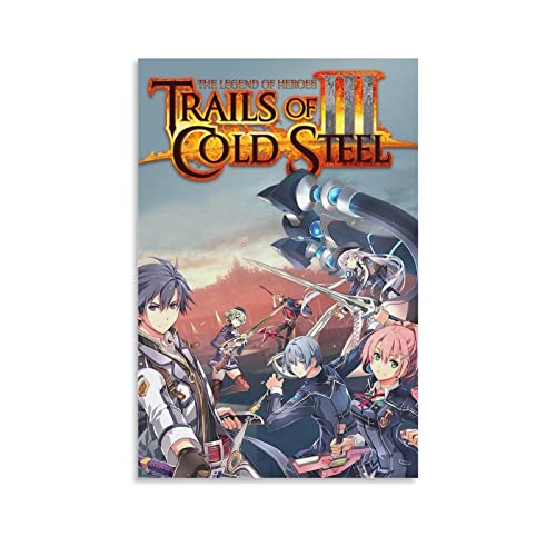 The Legend of Heroes Trails of Cold Steel III - Póster decorativo para pared (20 x 30 cm)