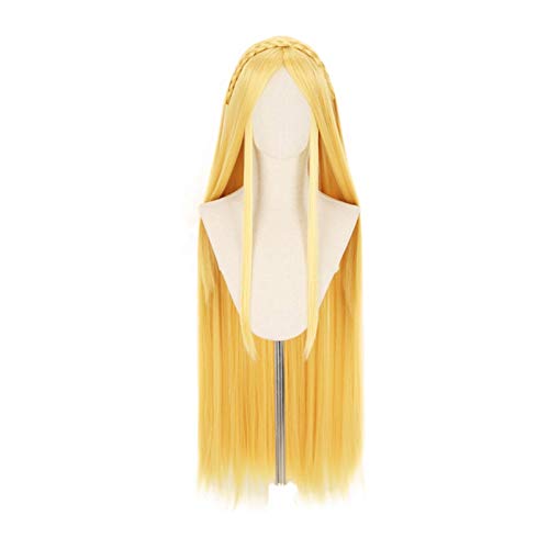 The Legend of Zelda Breath of the Wild Princess Zelda Wig Cosplay Costume Women Heat Resistant Synthetic Hair Halloween Wigs