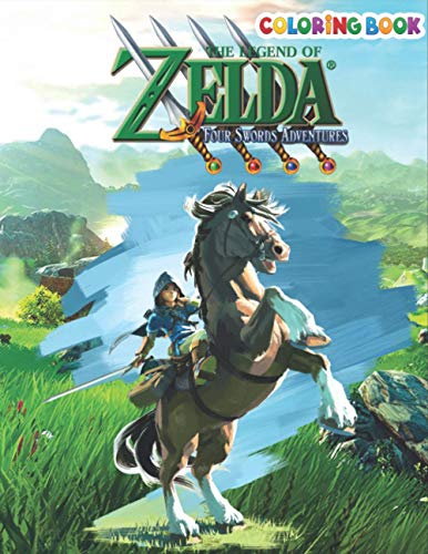The Legend Of Zelda Coloring Book: Impressive The Legend Of Zelda Colouring Books For Adults And Kids, +50 The Legend Of Zelda colouring pages 2021 ... - Characters , Weapons & Other | High Quality