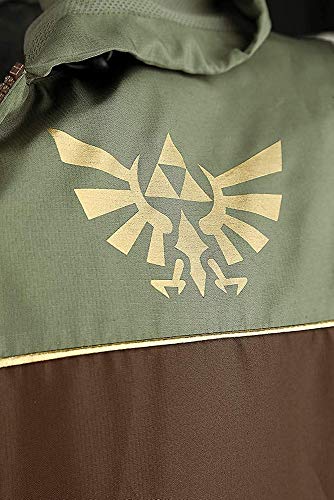 The Legend Of Zelda Logo Cortavientos marrón/verde M