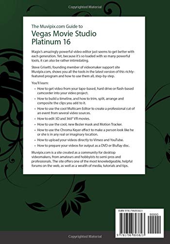 The Muvipix.com to Vegas Movie Studio Platinum 16: The tools, and how to use them, to make movies on your home computer using the amazing, full-featured video editor from Magix.