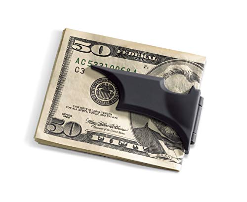 The Noble Collection Clip de dinero plegable Batarang (negro)