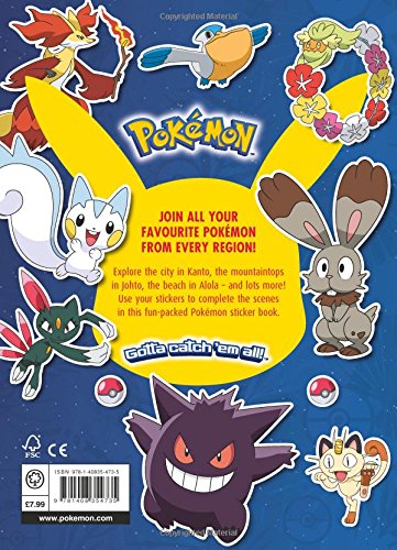 The Official Pokémon 1001 Sticker Book