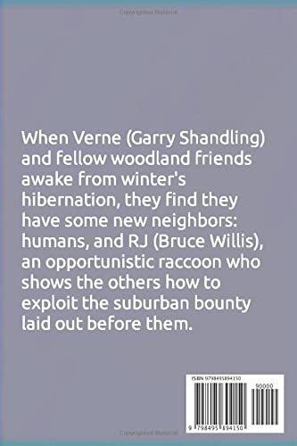 The over the Hedge storybook for the kids