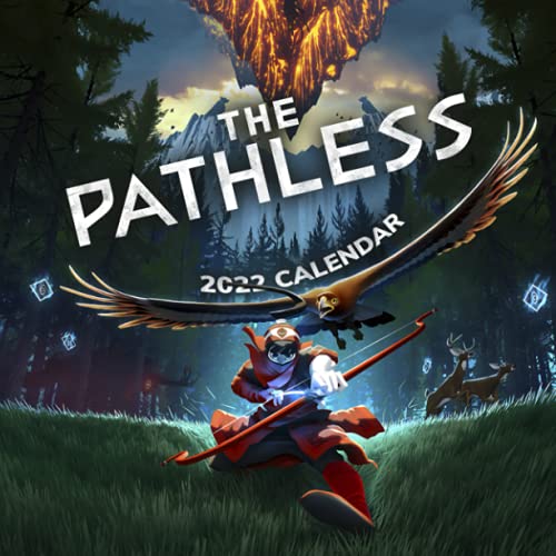 The Pathless Calendar 2022-2023: The Pathless Calendar 2022 - OFFICIAL Games calendar 2022 18 months- Planner Gifts boys girls kids and all Fans BIG SIZE 17''x11''(Kalendar Calendario Calendrier).