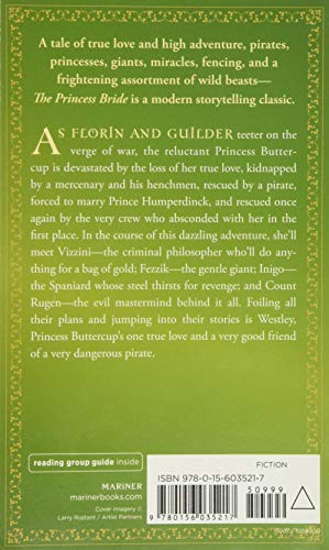 The Princess Bride: S. Morgenstern's Classic Tale of True Love and High Adventure