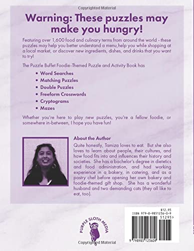The Puzzle Buffet: Foodie-Themed Puzzle & Activity Book (Foodie-Themed Puzzle & Activity Book Series)