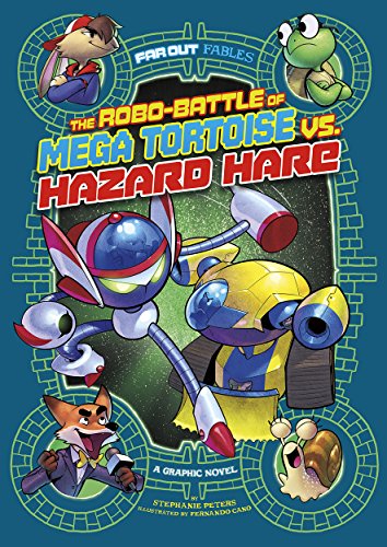 The Robo-battle of Mega Tortoise vs. Hazard Hare: A Graphic Novel (Far Out Fables) (English Edition)